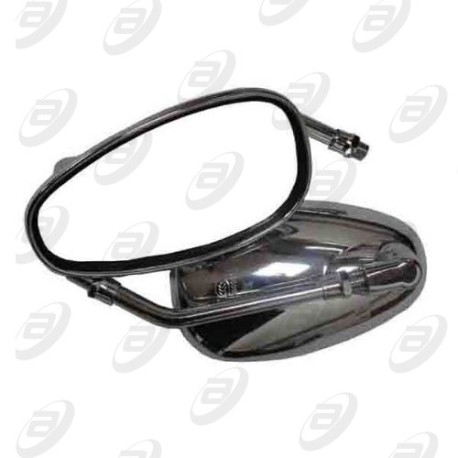 ESPEJO CROMADO TIPO HARLEY D HF828 10MM MOTOS CHOPPER 2005 2015