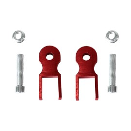 EXTENSION DE AMORTIGUADOR ALUMINIO P/ALTURA 40 mm ROJO PROMOTO