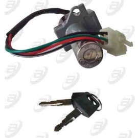 SWITCH INTERRUPTOR DE ENCENDIDO C/ JUEGO DE LLAVES 12 Vcc FORZA-150 / FT-150 / FT-150 AZULP / FT-150 GT