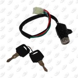 SWITCH INTERRUPTOR DE ENCENDIDO C/ JUEGO DE LLAVES 12 Vcc FT-125 / FT-125 CLASICA / FT-125 DELIVERY