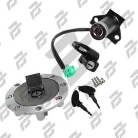 SWITCH INTERRUPTOR DE ENCENDIDO C /JUEGO DE LLAVES TAPON DE GASOLINA Y SEGURO DE ASIENTO 12 Vcc DM-250 20-21