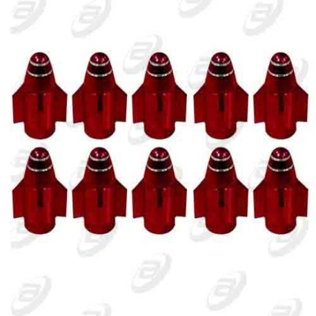 TAPON DE VALVULA LUCKY SQUARE PARA MOTOCICLETA UNIVERSAL NE/RO/DO/PL/AZ