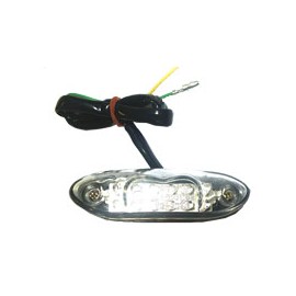 CALAVERA 1W 12V TRANSPARENTE UNIV C- LED