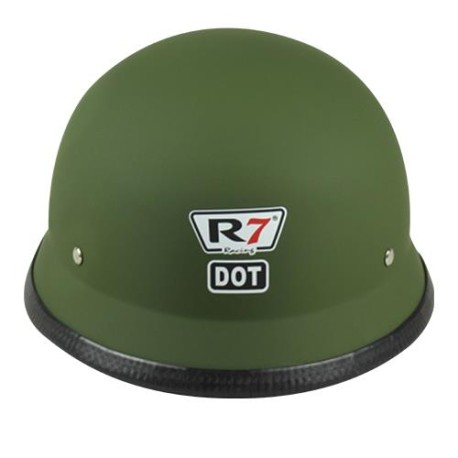CASCO ABIERTO R7 M CHOPPER VERDE MATE