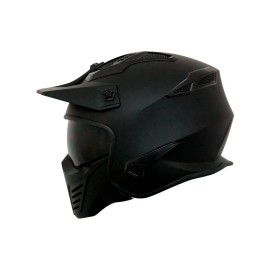 CASCO KOV ROCK- O SOLIDO NEGRO MATE S