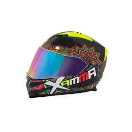 CASCO CERRADO EDGE XAMMA NEGRO XL